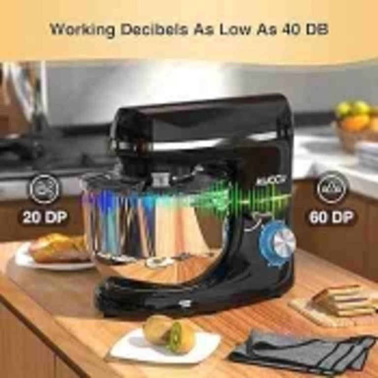 KUCCU Stand Mixer, 6.5 Qt 660W, 6-Speed