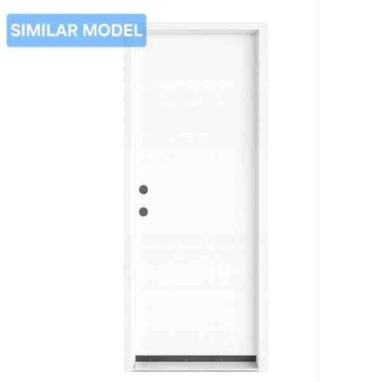 White Molded Utility Access Door Panel - 80" x 36" x 1.5"