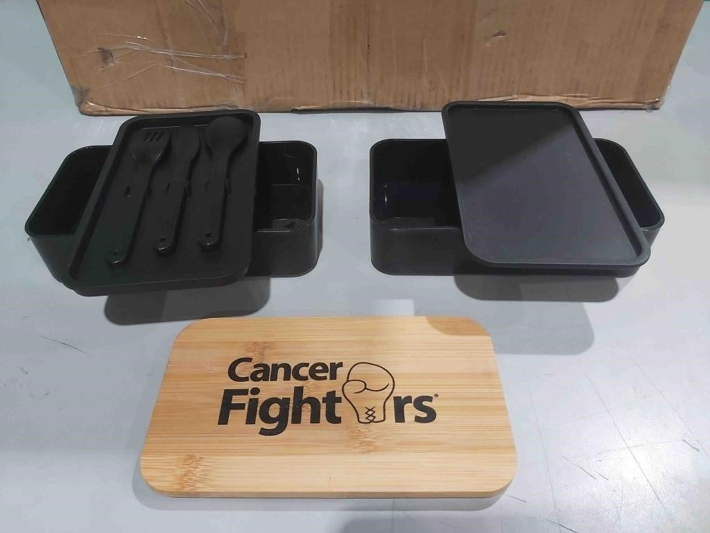 Stackable Dual-Layer Lunch Boxes with