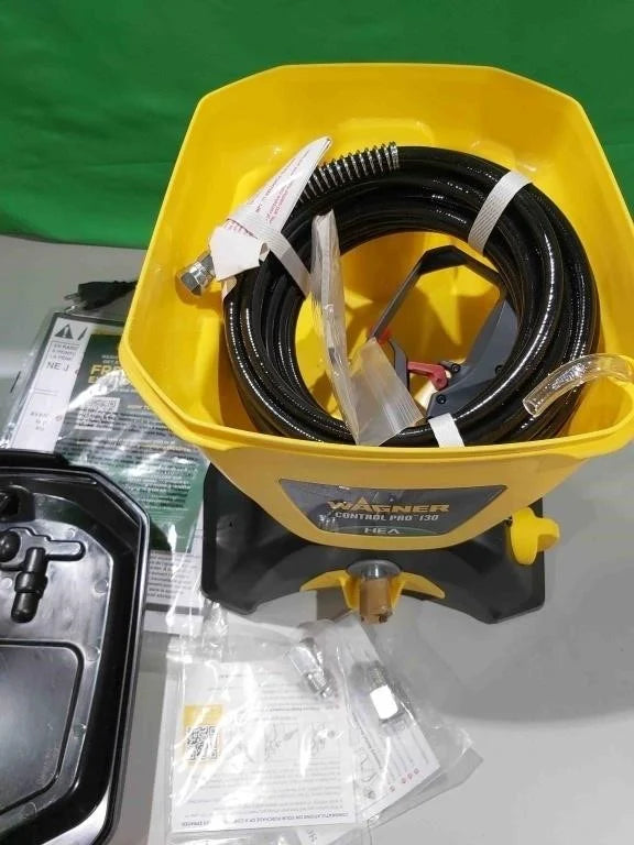 Wagner Spraytech 2435698 Control Pro 130 Paint Sprayer with T2 Gun, High Efficiency Airless Sprayer with Low Overspray, Yellow -