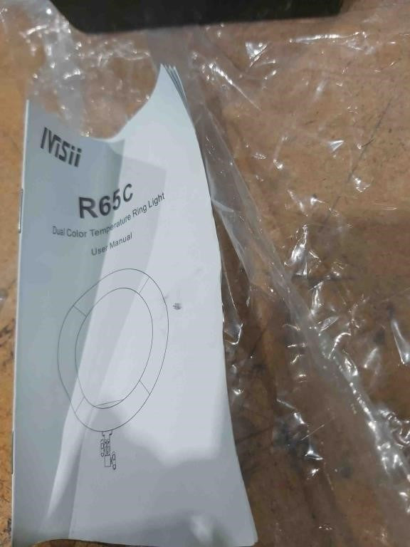 19 inch Ring Light with Stand and Phone H