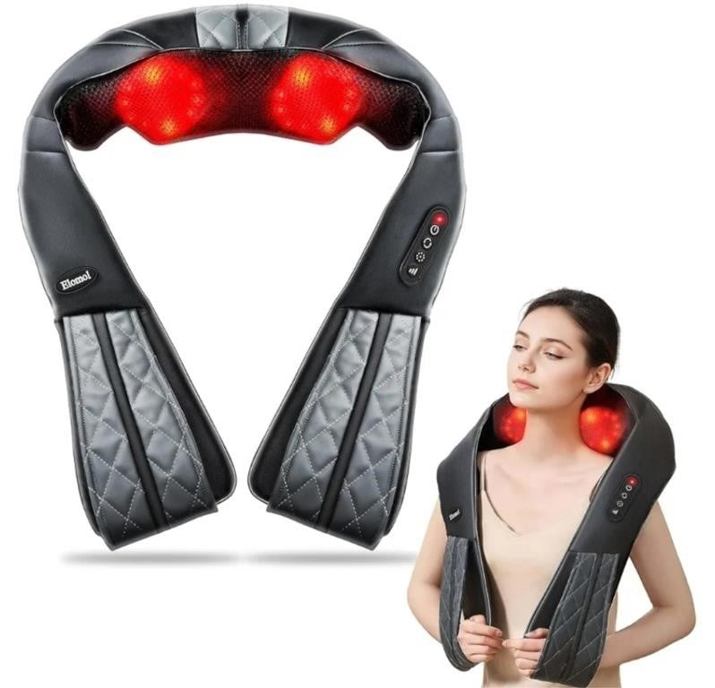 Elomol Neck Shoulder Massager with Heat,