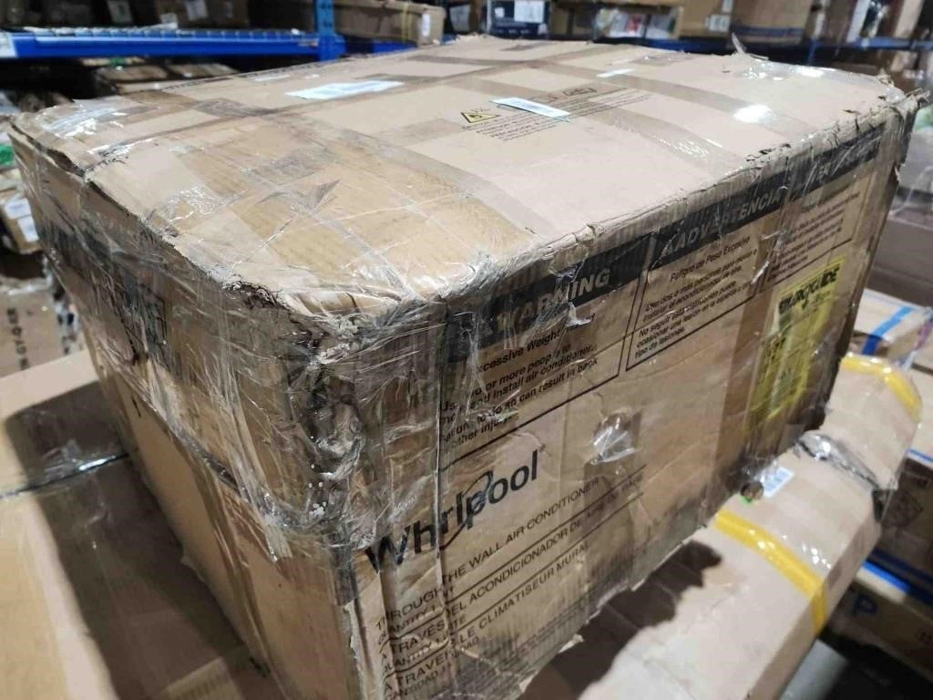 Whirlpool WHAT081-1BW 8,000 Wall Air Conditioner, 115V, Cools up to 350 Sq. Ft,