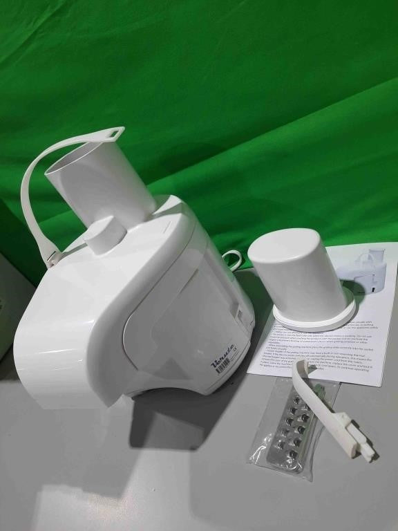 Verute Electric Grater | Potato, Cassava, Root Vegetable Grating Machine | 2 Sets of Stainless Steel Blades Model: BETM-1A