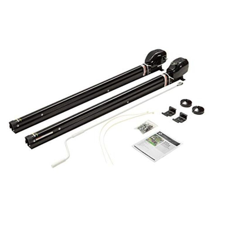 Solera 69 in. Hybrid Universal RV Awning Arms Hardware Kit.  Black - 434727