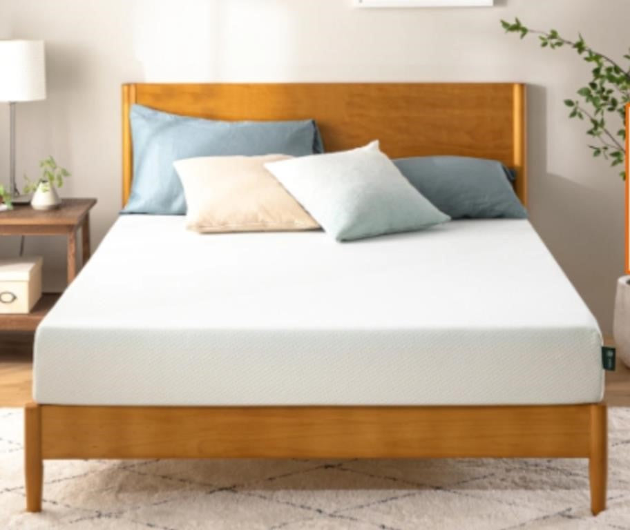King Size 12-inch Memory Foam Mattress, White