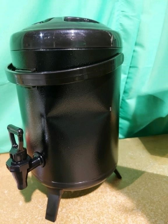 Insulated Hot Beverage Dispenser, Contain