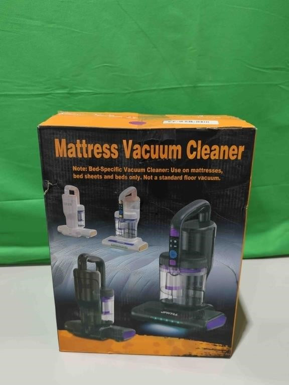 Jphyll Mattress Vacuum Cleaner, 20Kpa Suction Bed Vacuum Cleaner with 253.7nm UV-C Light