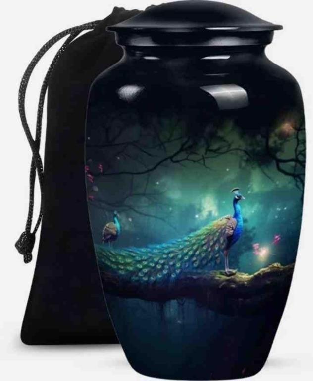 Yatskia Peacock Urns for Human Ashes Adult Man