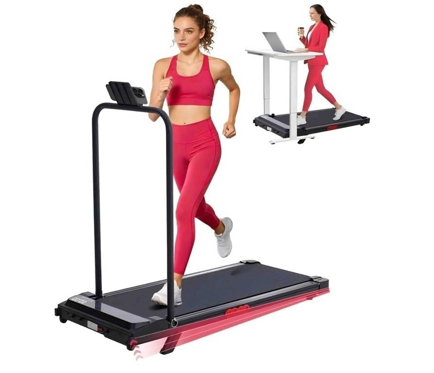 Potupus Walking Pad with Handle Bar and Incline