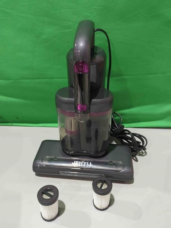 Jphyll Mattress Vacuum Cleaner, 20Kpa Suction Bed Vacuum Cleaner with 253.7nm UV-C Light