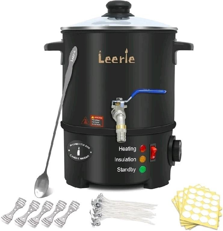 Leerie L5 Wax Melter for Candle Making,5Qts /1