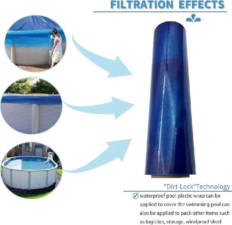 EMPTYZ Blue Winter Cover Sealer Above Ground Pool Covers 794 Feet Length