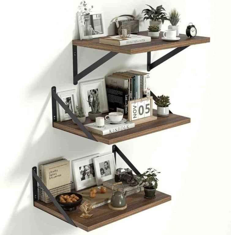 Heimlove 12" Deep Floating Shelves