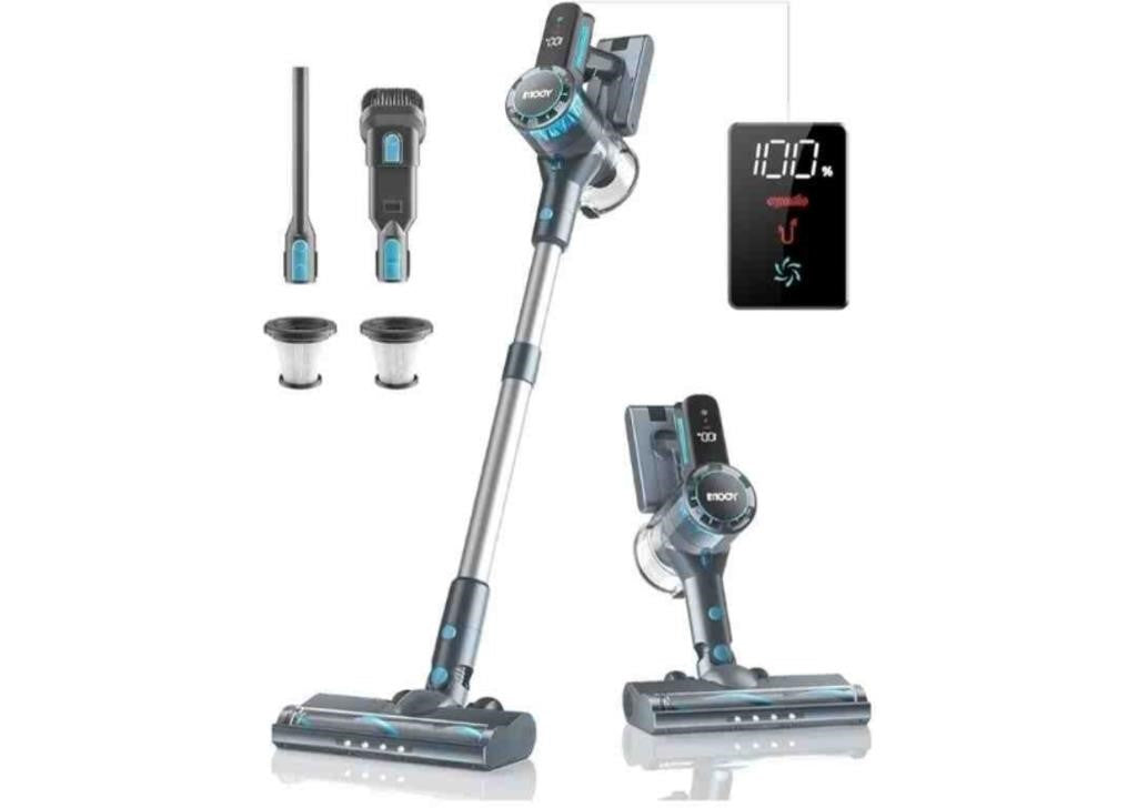 IMOOY Cordless Vacuum Cleaner, 26KPa/ 380W Li