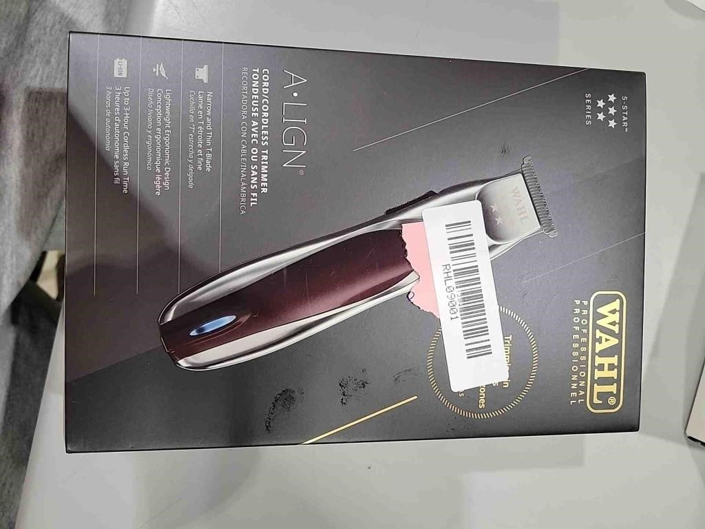 Wahl Professional A•Lign Trimmer - Professional Trimmer, 3 Trimming Guides