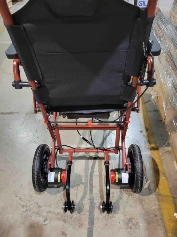 Lightweight Electric Wheelchairs For Adults Brown 24V