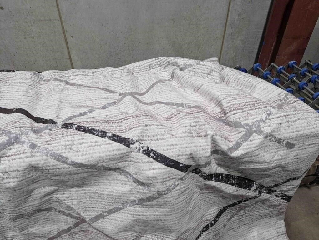 JINCHAN Area Rug Moroccan Rug Foldable Thin Mat Modern Geometric Accent Carpet Soft Indoor Non Slip Gray Carpet Kitchen Living Room Bedroom Dining Room,6x9 ,Black Grey