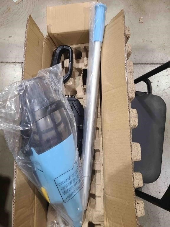 Efurden Cordless Pool Vacuum, Handheld Pool Vacuum, BLUE