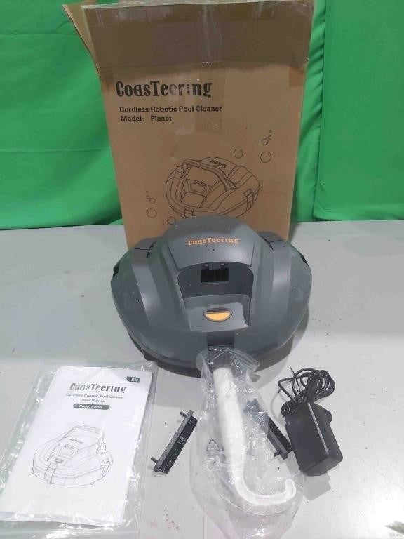 CoasTeering Robotic Pool Cleaner - Grey