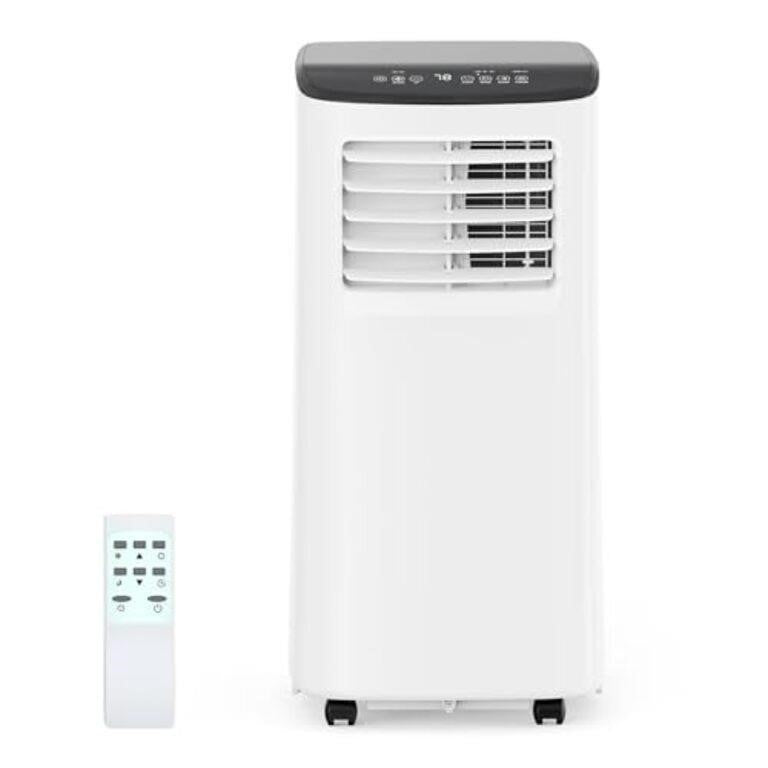 Portable Air Conditioner, 3 in-1 Room Air Conditioner with Fan 8000 BTU