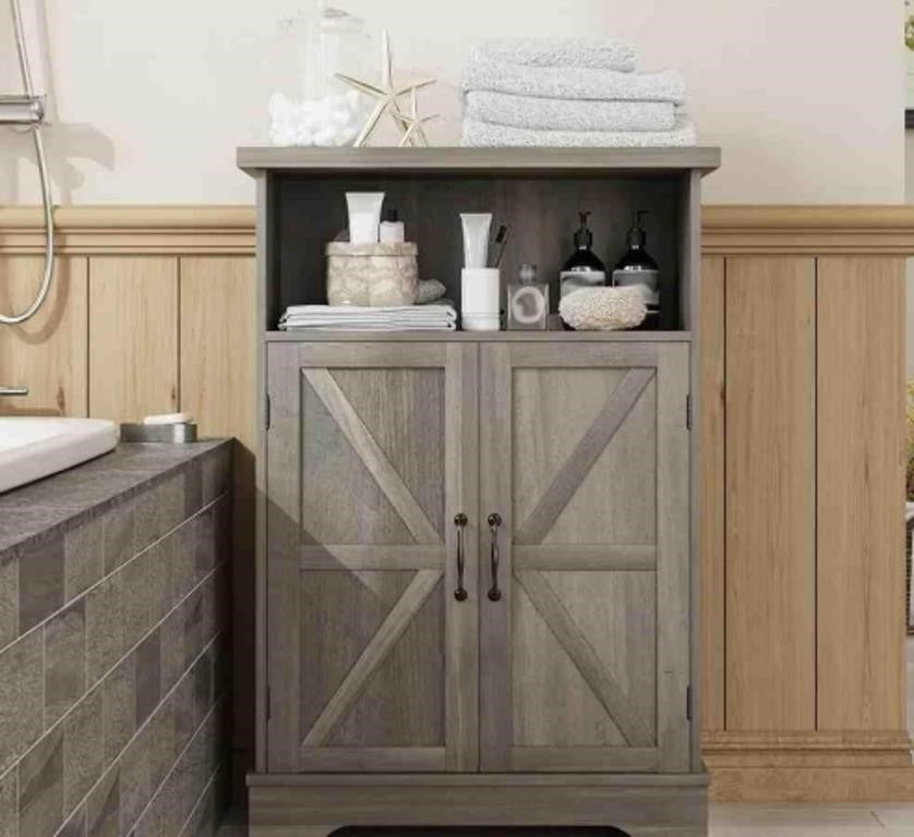 Mino Kesper Bathroom Floor Storage Cabinet,Fre
