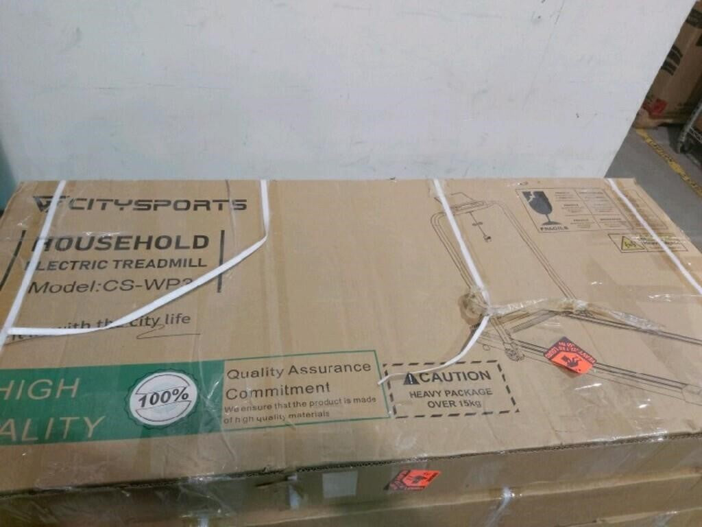 CitySports, Compact Foldable Treadmill, Electric