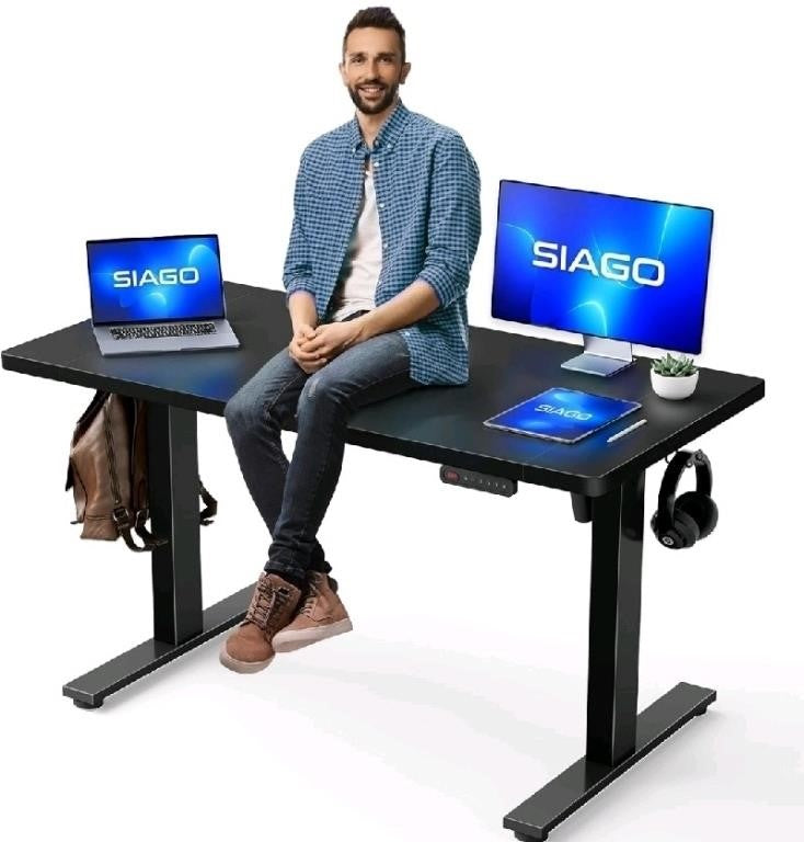 Electric Standing Desk Adjustable - 48 x 24 Inch S