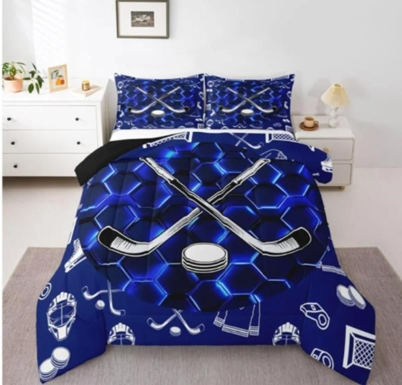 Erosebridal Ice Hockey Bedding Set