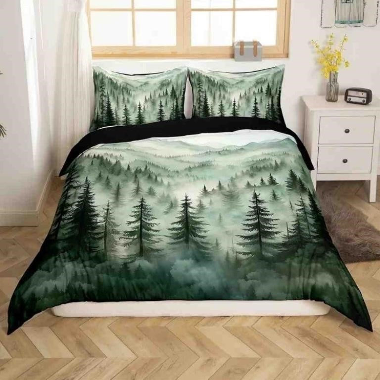 Erosebridal Queen Size Smoky Mountain Bedding Set