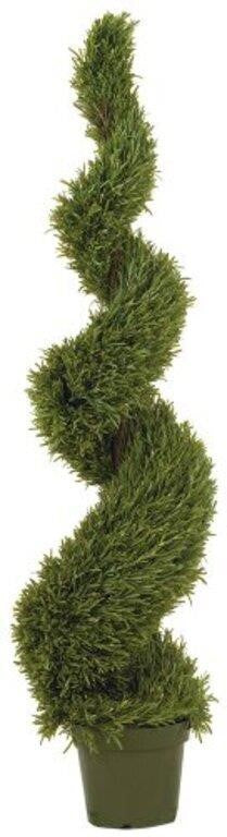 Nearly Natural 5171 Rosemary Spiral Silk Tree, 5-Feet, Green