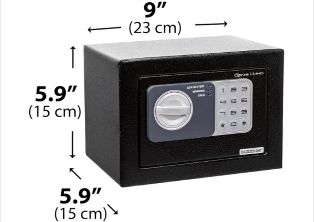 Genie Hand – Time Lock Safe Weekly/Daily Timer – B-Class Lock – Anti Bounce Technology