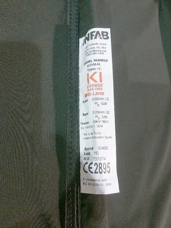 Custom Matte Finish 4 Piece Lead Neck, Upper Body,