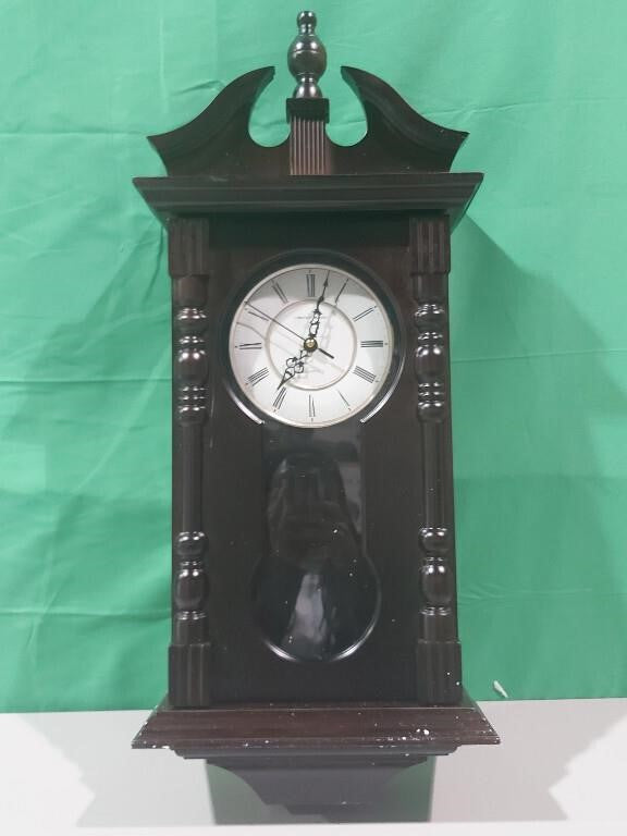 Vmarketingsite Grandfather Wall Clock. Battery Ope