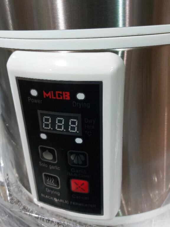 MLGB 5L Black Garlic Fermenter, Brown Handle