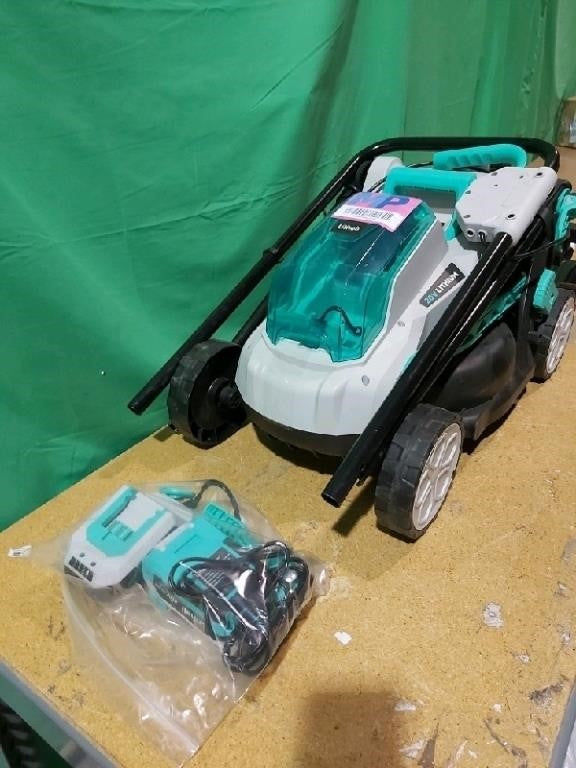 Litheli Cordless Lawn Mower 13 Inch, 5 He