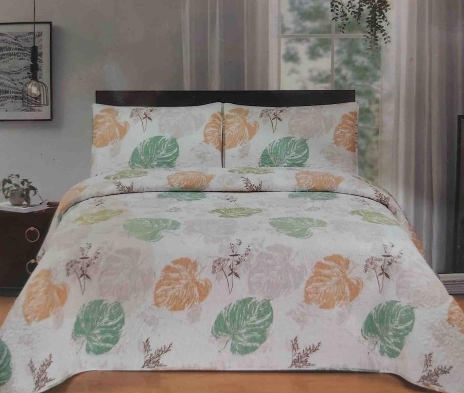Luxury BEDSPREAD Quilt set-3Pcs set