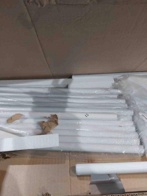 Metal Bunk Bed With Ladder and Full- Leng