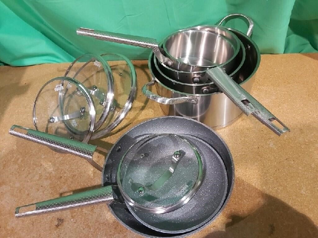 Starfrit The Rock Wave 10PC Cookware Set - Du