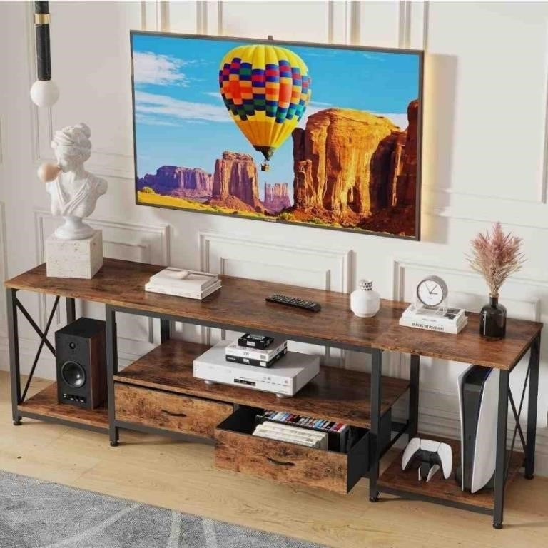 TV Stand with Fabric Drawer GYIIYUO