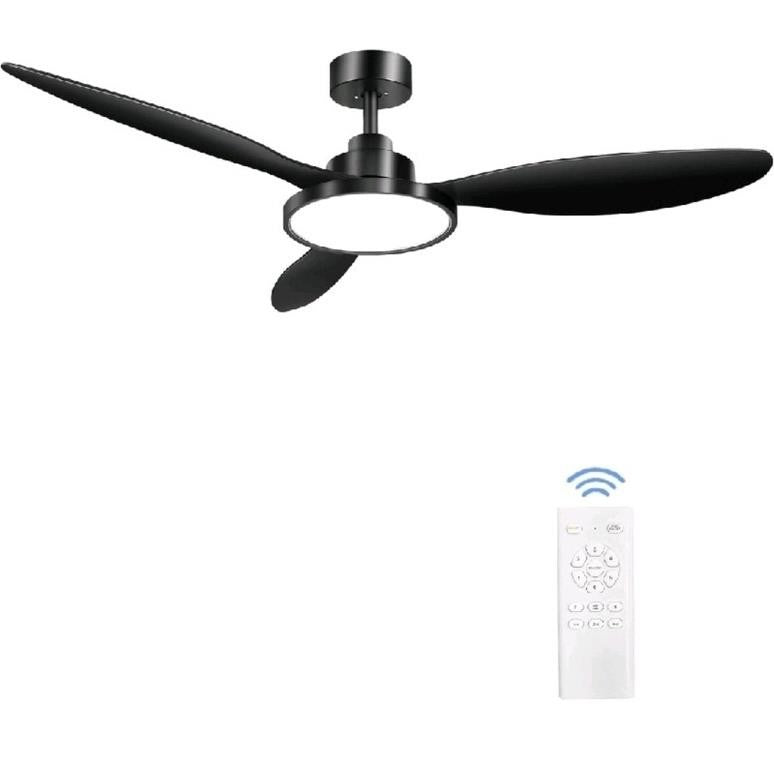 Ohniyou Ceiling Fan with Lights and Remote Control
