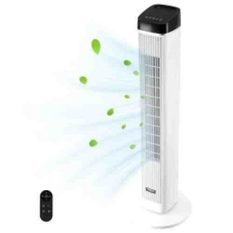 VEVOR 40" Oscillating Tower Fan 9H Timer