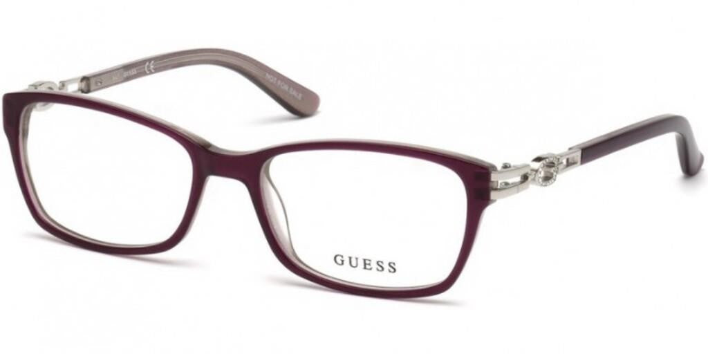 GUESS GU2677 083 Women's Petite Fit Purple Eyeglas