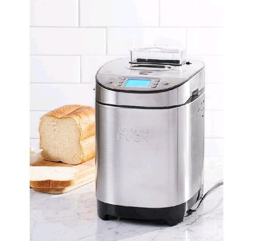 Wolfgang Puck 2-lb 14-Function Bread Make Silver