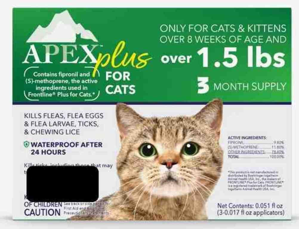 Apex Plus Cat Flea and Tick Treatmen