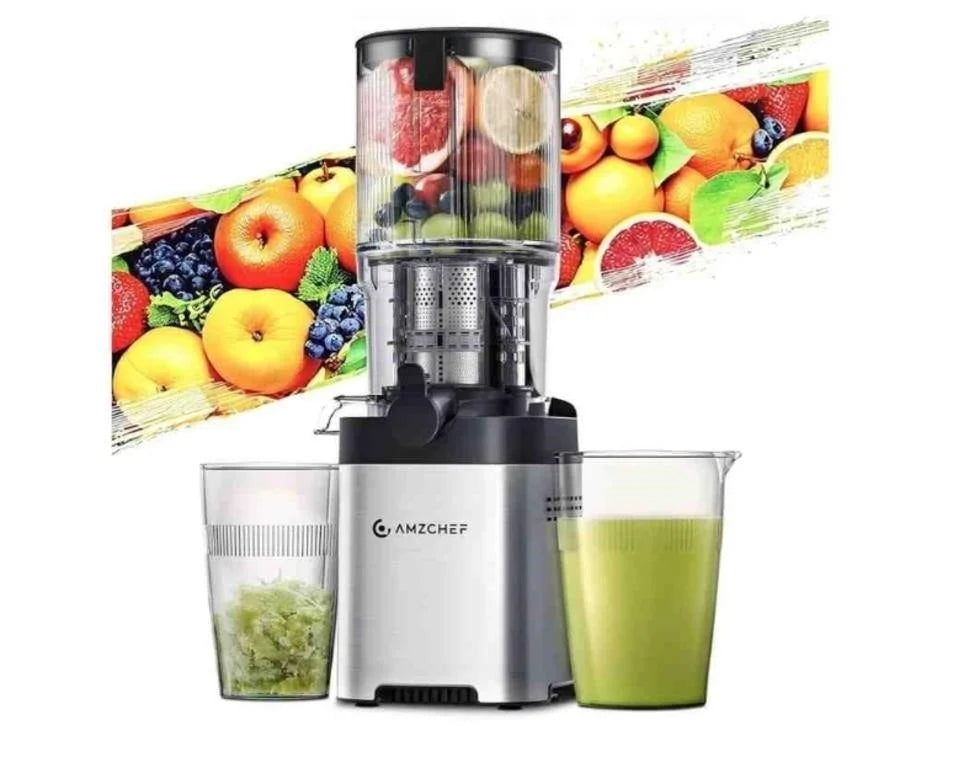 AMZCHEF Juicer Machine, Cold Press Juicer