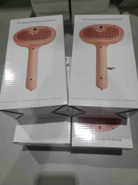 Pet Steam Hair Comb Brush for Shedding, 4 In 1