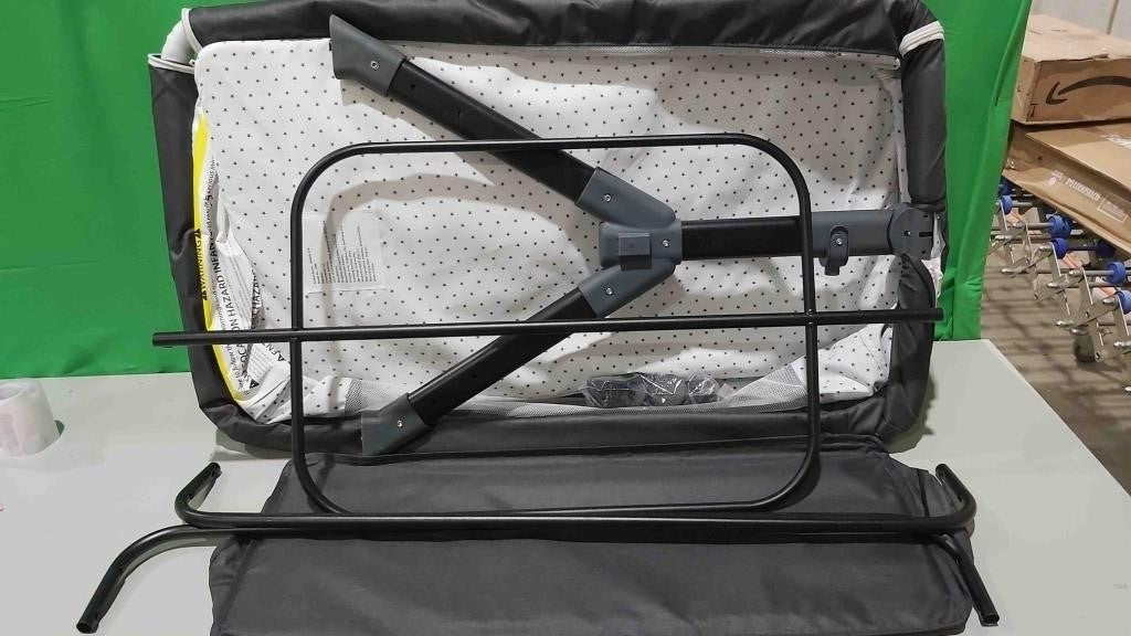 Durable Baby Bedside Crib C988 Grey