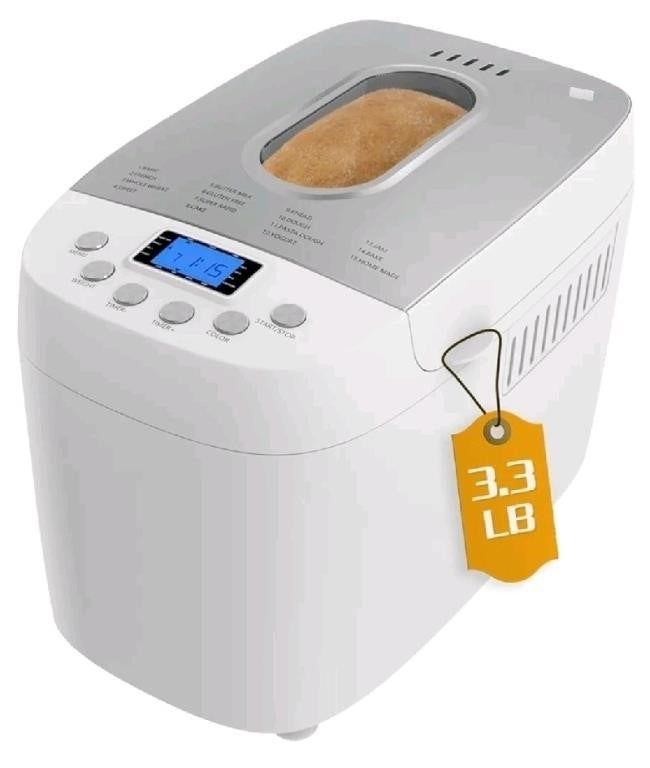 Davivy 3LB Bread Maker Machine with 2 Dou