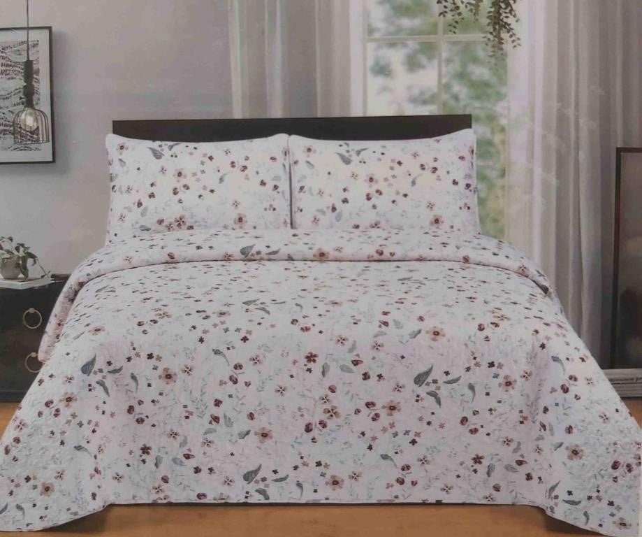 Luxury BEDSPREAD Quilt set-3Pcs set